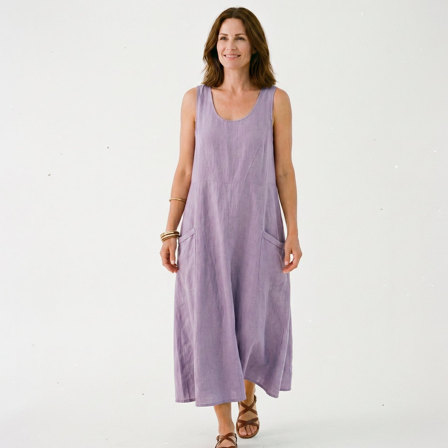 Adriana - Stylish Plus Size Summer Dress With Pockets