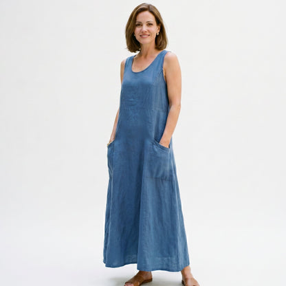 Adriana - Stylish Plus Size Summer Dress With Pockets