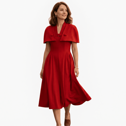 Alexandria - Elegant V Neck Sleeveless Women's Summer Dress Approved