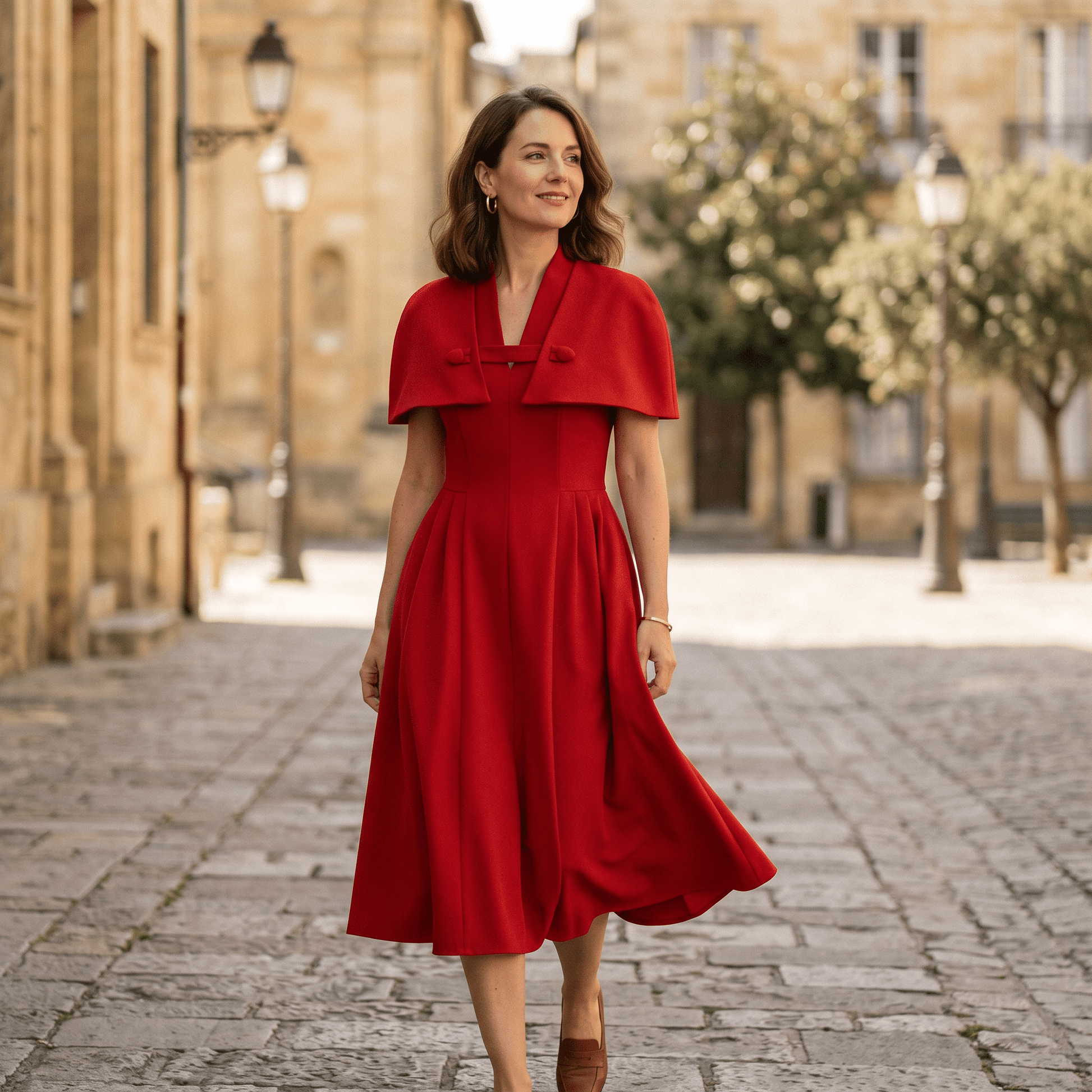 Alexandria - Elegant V Neck Sleeveless Women's Summer Dress Approved