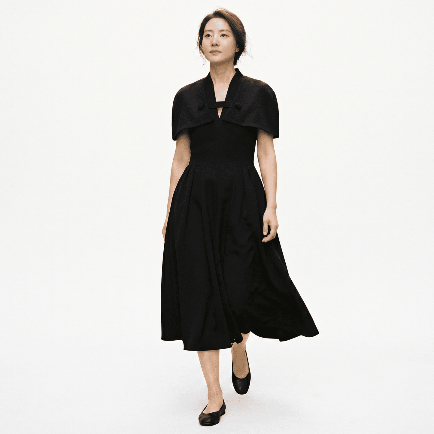 Alexandria - Elegant V Neck Sleeveless Women's Summer Dress Approved