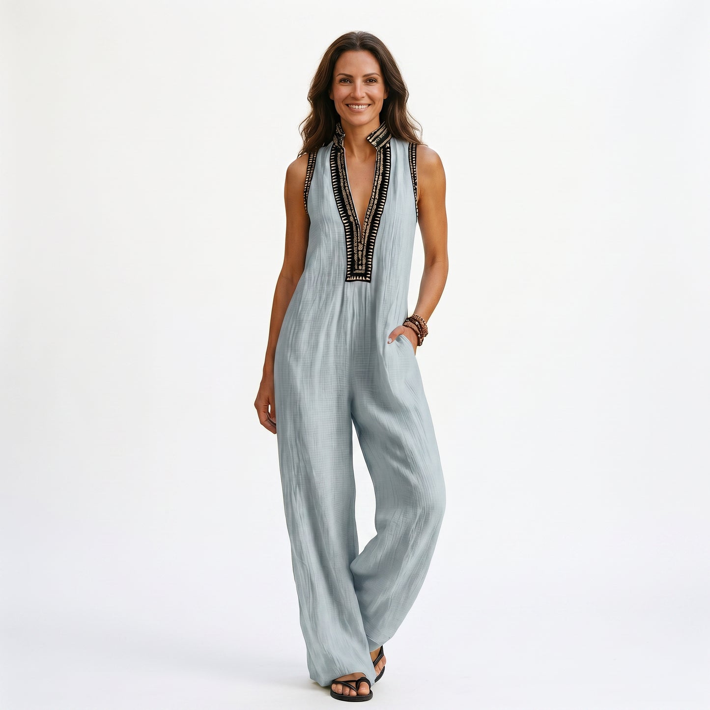 Alyssa - Stylish Sleeveless Linen Blend Jumpsuit Women DONE 05-29-2026