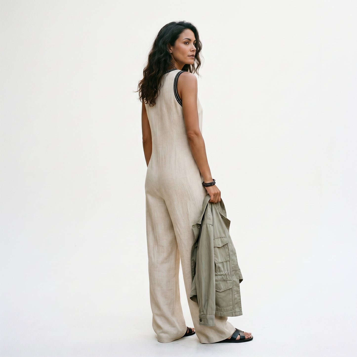 Alyssa - Stylish Sleeveless Linen Blend Jumpsuit Women DONE 05-29-2026