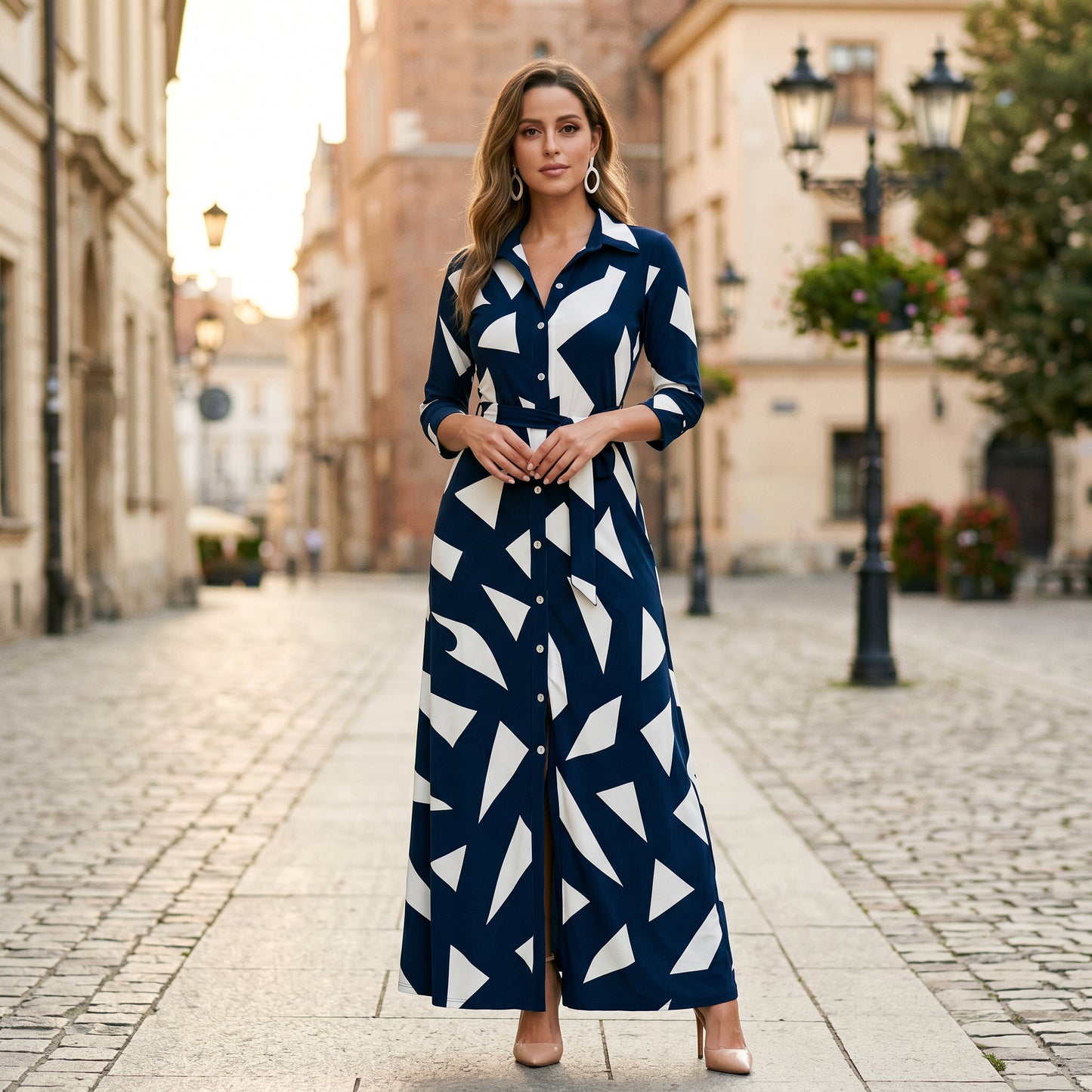 Amalia - Elegant Work Maxi Dress for Women DONE 05-14-2026