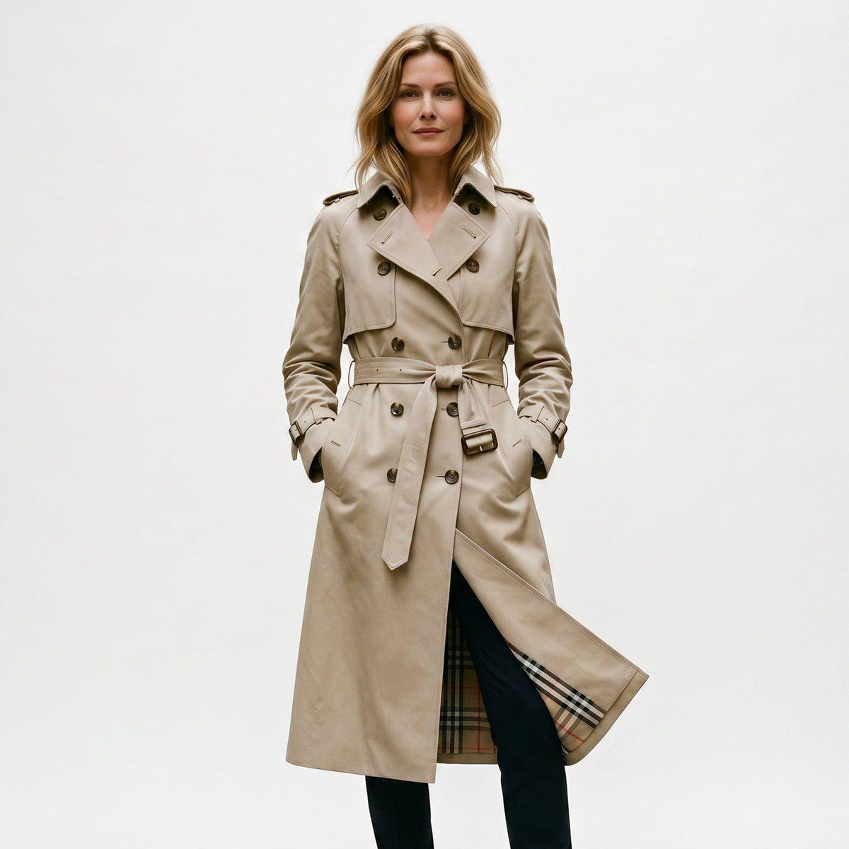 Amanda - Classic Women's Winter Trench Coat DONE 06-01-2026