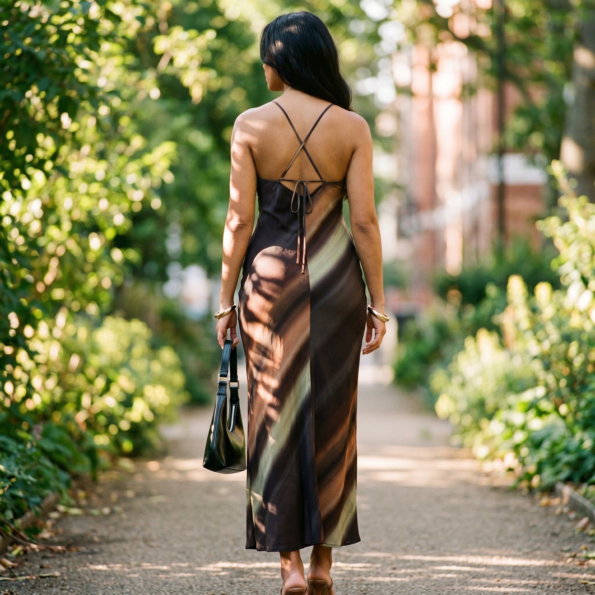 Amara - Elegant Maxi Dress for Women with Color Gradient DONE