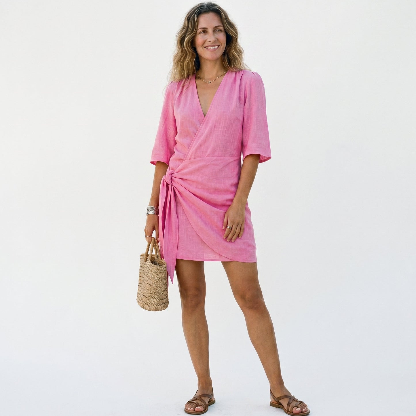 Amara - Elegant Summer V-Neck Dress DONE