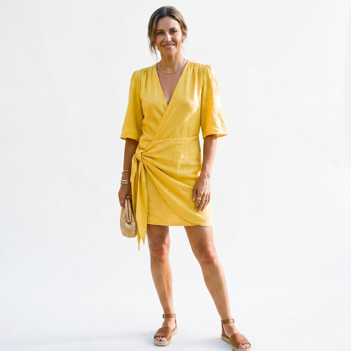 Amara - Elegant Summer V-Neck Dress DONE
