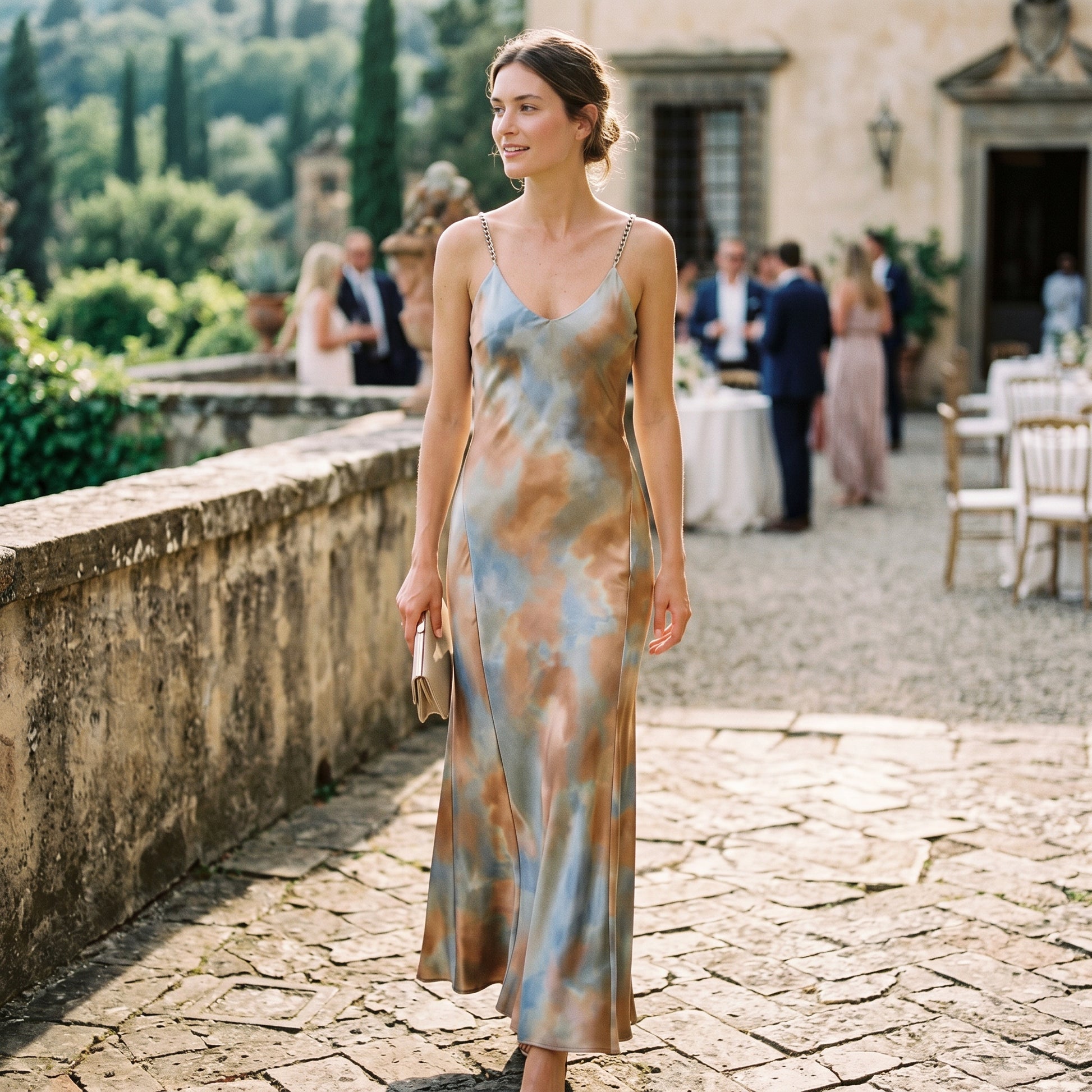 Amara - Elegant White Maxi Dress for Summer Events DONE