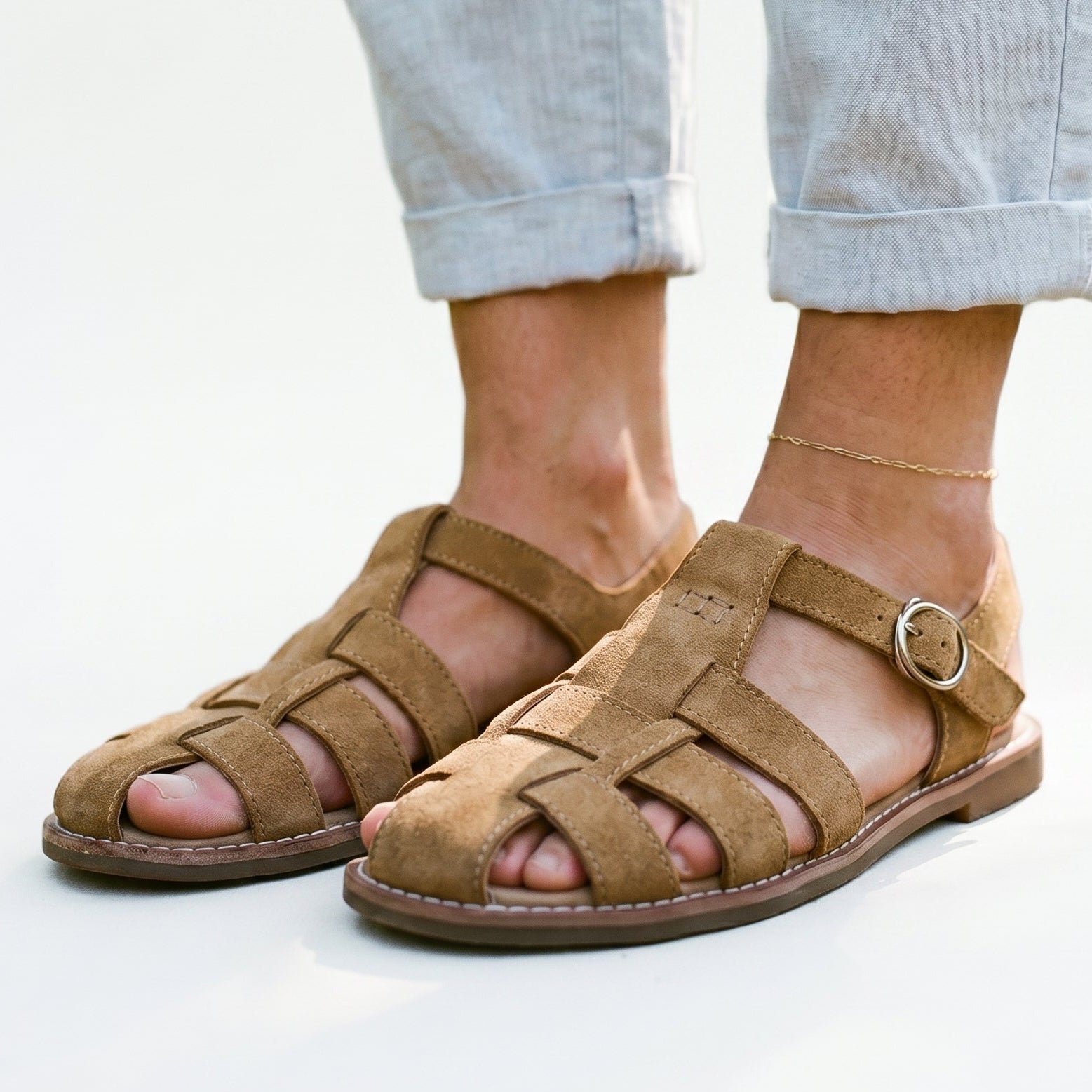 Amara - Stylish Women's Hollow Genuine Leather Sandals DONE 05-28-2026
