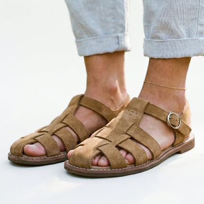 Amara - Stylish Women's Hollow Genuine Leather Sandals DONE 05-28-2026