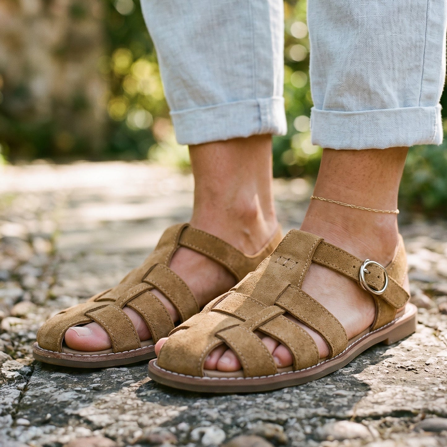 Amara - Stylish Women's Hollow Genuine Leather Sandals DONE 05-28-2026