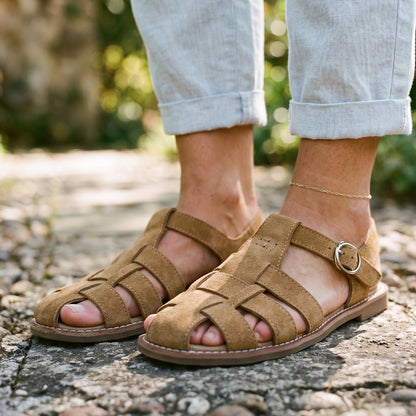 Amara - Stylish Women's Hollow Genuine Leather Sandals DONE 05-28-2026