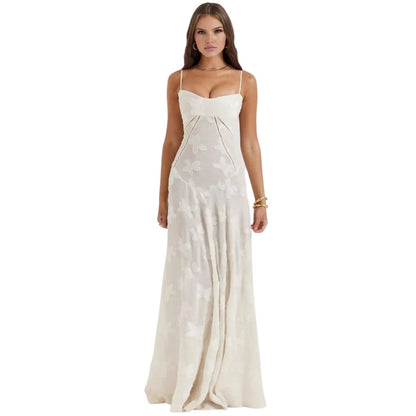 Amara - Elegant Floral Jacquard Gown for Weddings 0