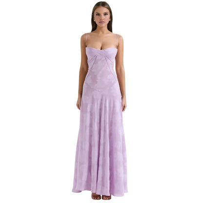 Amara - Elegant Floral Jacquard Gown for Weddings 10