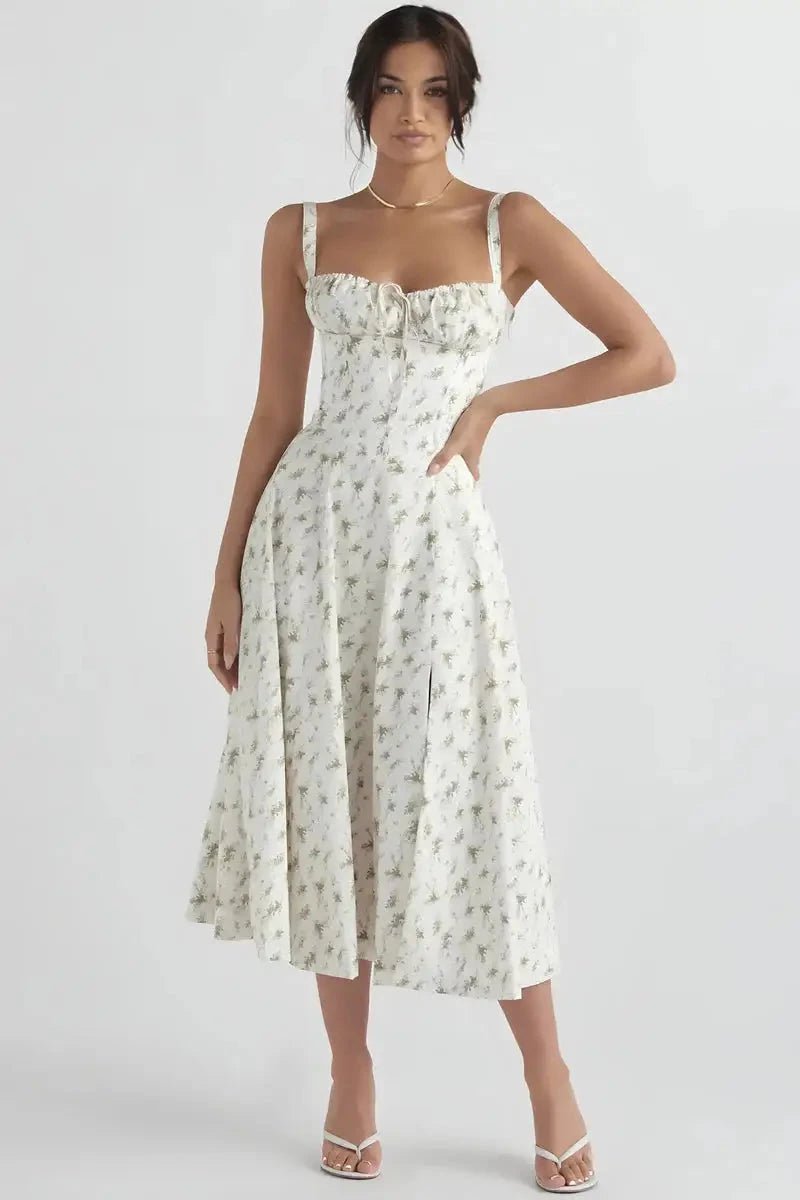 Amara - Elegant Floral Summer Dress 0