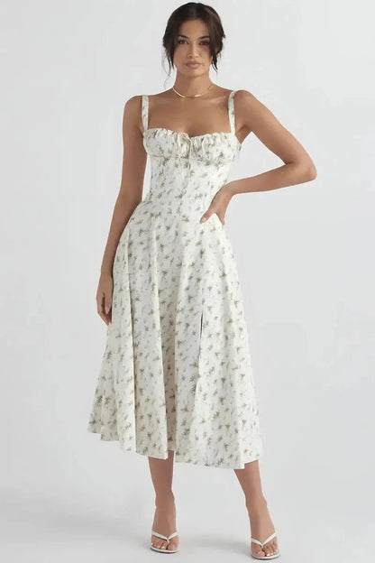 Amara - Elegant Floral Summer Dress 0