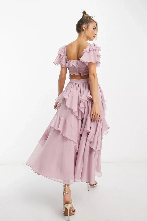 Amara - Elegant Two Piece Skirt Set for Special Occasions 2