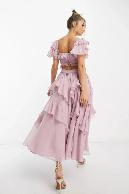 Amara - Elegant Two Piece Skirt Set for Special Occasions 2
