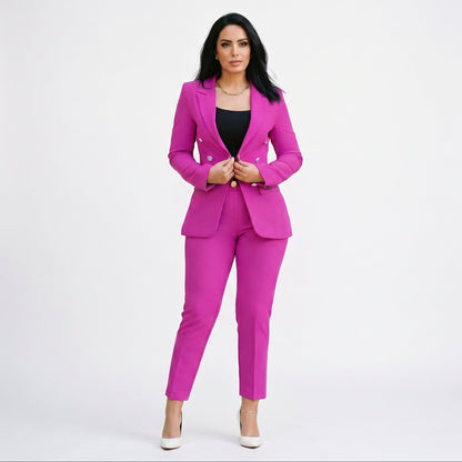 Amber - Elegant Women's Suit with High Waist Pants Set DONE 05-29-2026