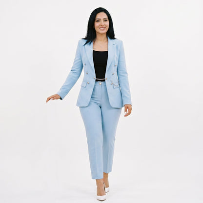 Amber - Elegant Women's Suit with High Waist Pants Set DONE 05-29-2026