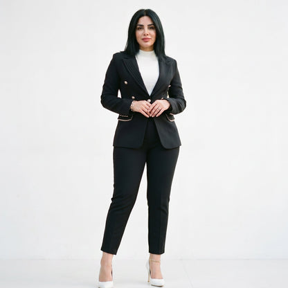 Amber - Elegant Women's Suit with High Waist Pants Set DONE 05-29-2026