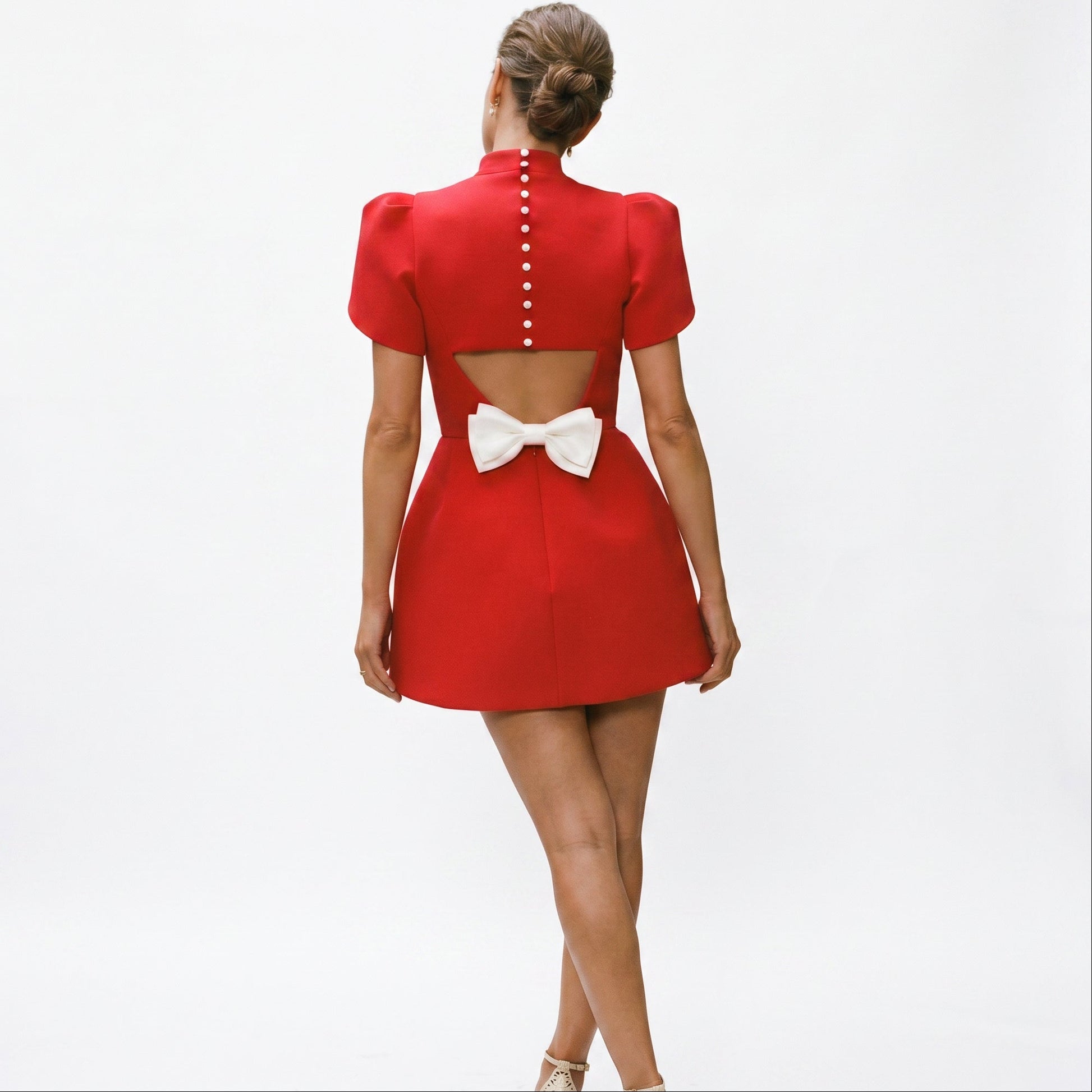 Amelia - Chic Cocktail Mini Dress DONE