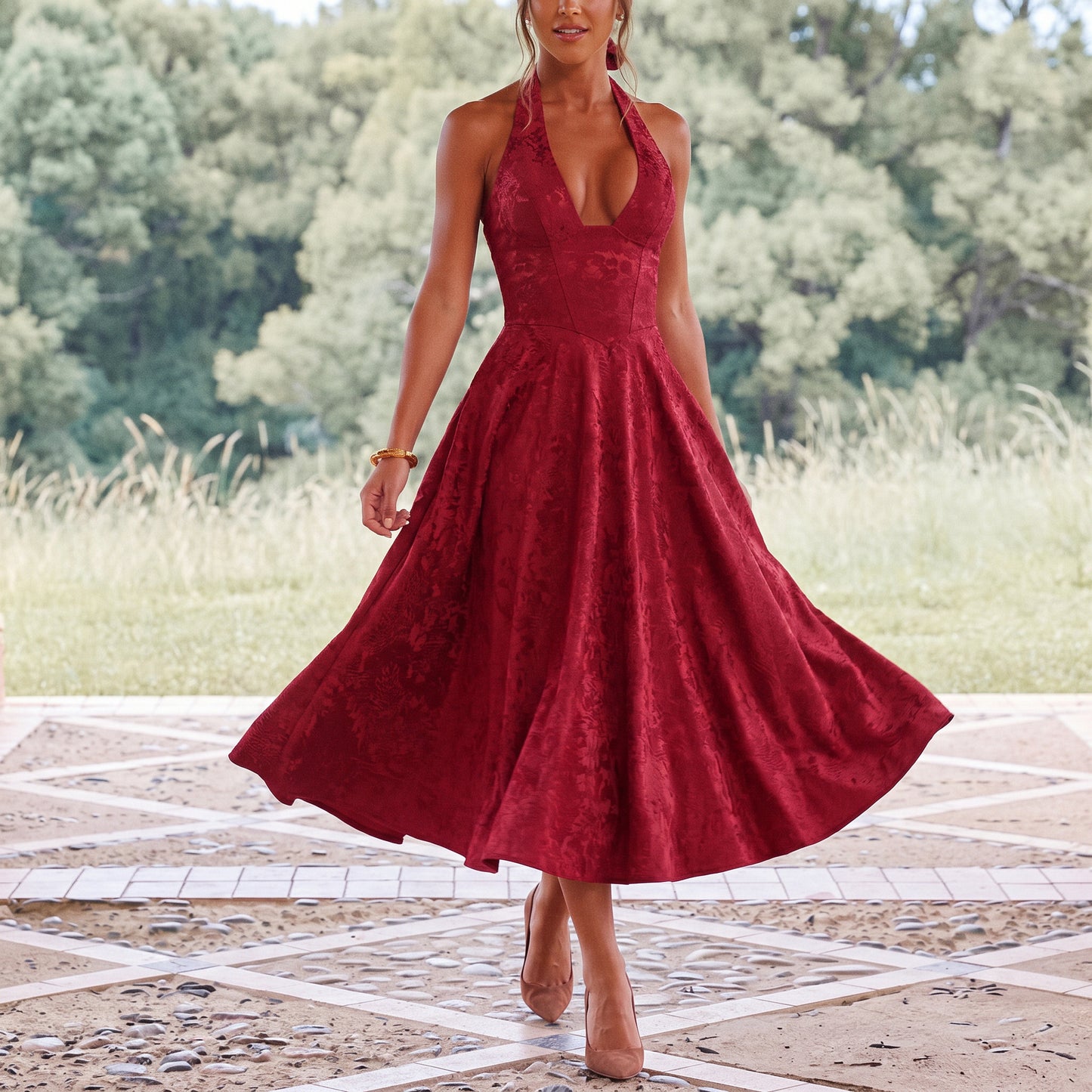 Amelia - Elegant A-Line Cocktail Dress for Weddings DONE