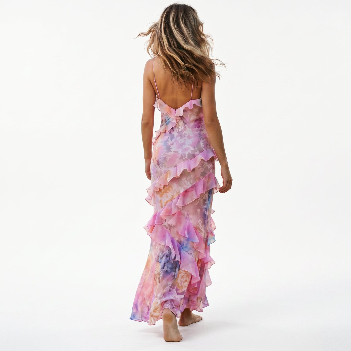 Amelia - Elegant Floral Summer Maxi Dress for Weddings DONE