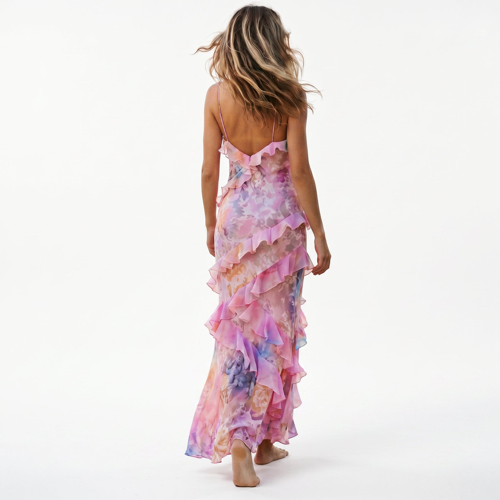 Amelia - Elegant Floral Summer Maxi Dress for Weddings DONE