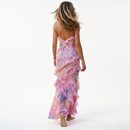 Amelia - Elegant Floral Summer Maxi Dress for Weddings DONE