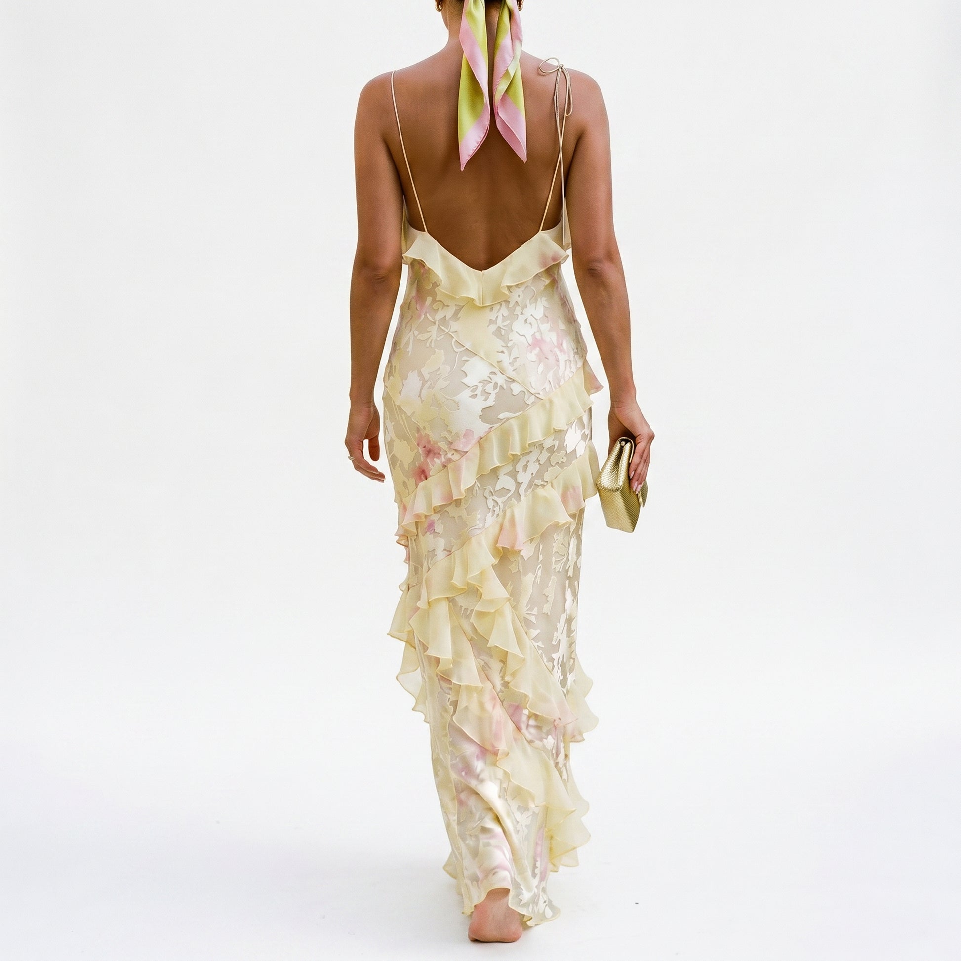 Amelia - Elegant Floral Summer Maxi Dress for Weddings DONE