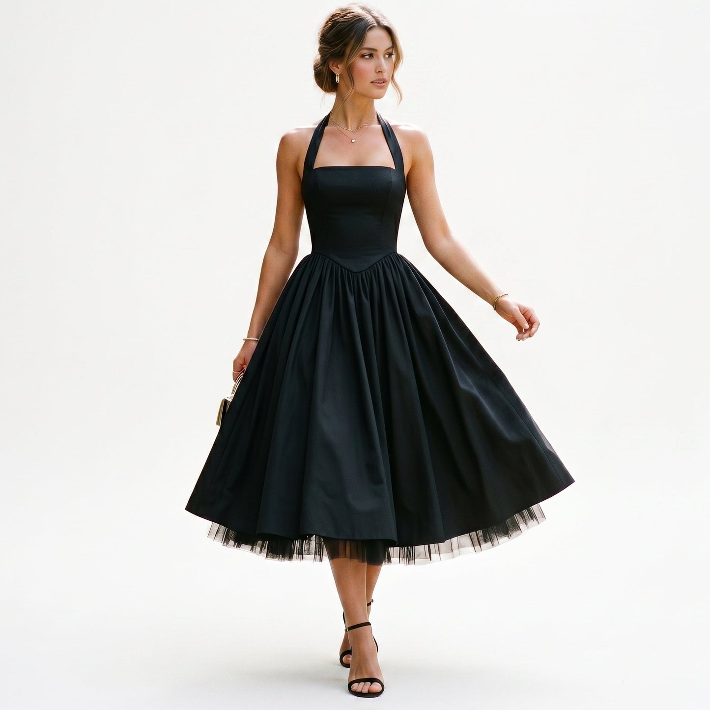 Amelia - Elegant Wedding Guest Midi Dress DONE