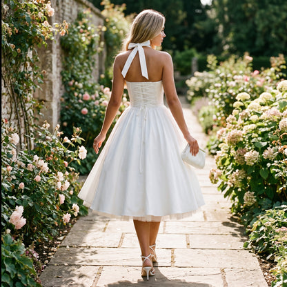 Amelia - Elegant Wedding Guest Midi Dress DONE