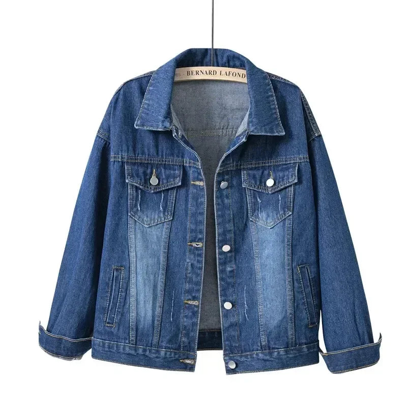 Amelia - Casual Oversized Denim Jacket for Women 5