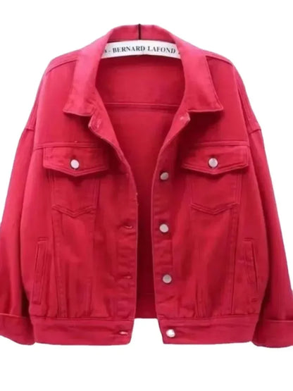 Amelia - Casual Oversized Denim Jacket for Women 7