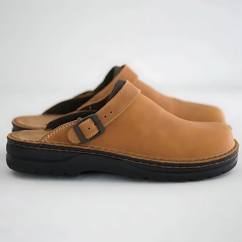 Amelia - Comfortable Slip-On Clogs with Adjustable Strap 0