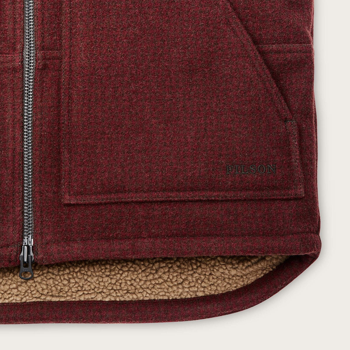 Amelia - Durable Lined Wool Work Vest 2