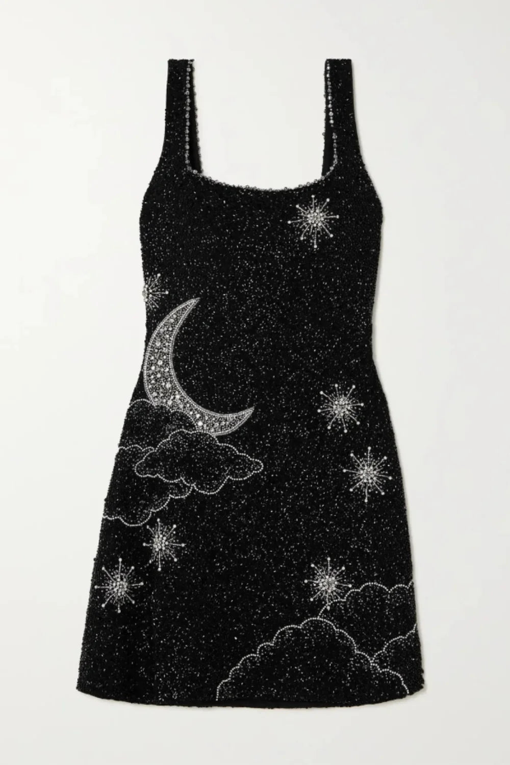 Amelia - Elegant Black Beaded Mini Dress for Weddings 5
