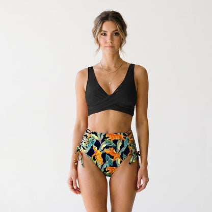 Amethyst - Floral High Waisted Bikini Set for Summer DONE 05-13-2026
