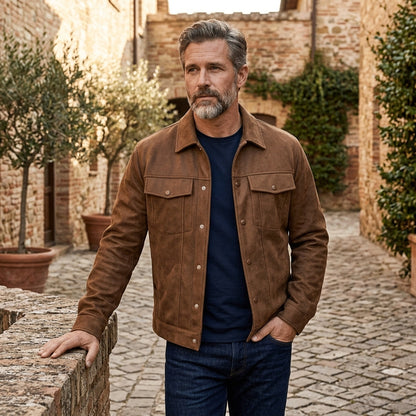 Anastasia - Premium Brown Leather Jacket for Men 4