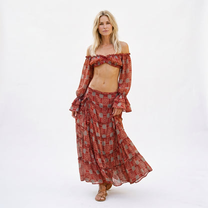 Andrea - Elegant Chiffon Polka Dot Bikini Set DONE 05-15-2026