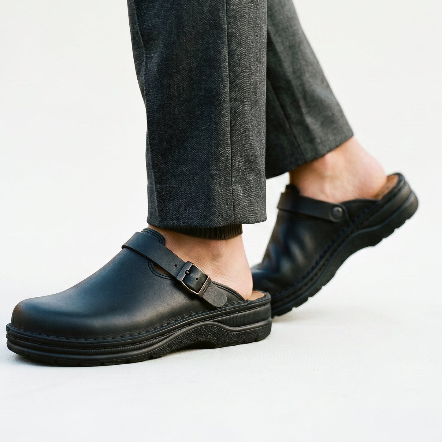 Angela - Comfortable Slip-On Clogs with Adjustable Strap DONE 05-29-2026