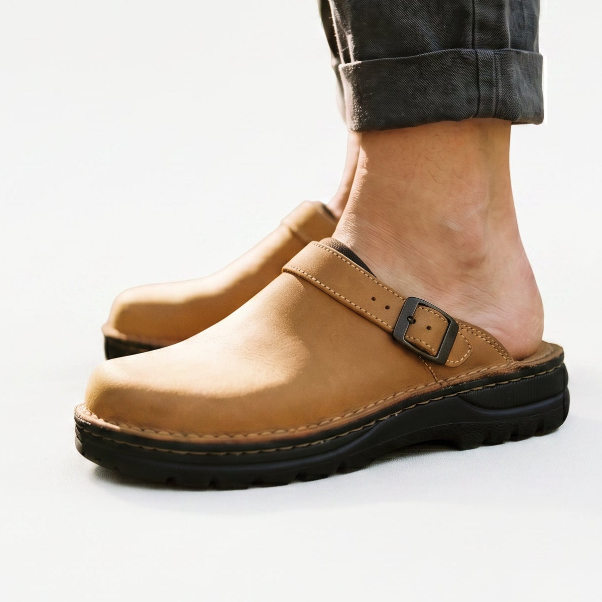 Angela - Comfortable Slip-On Clogs with Adjustable Strap DONE 05-29-2026
