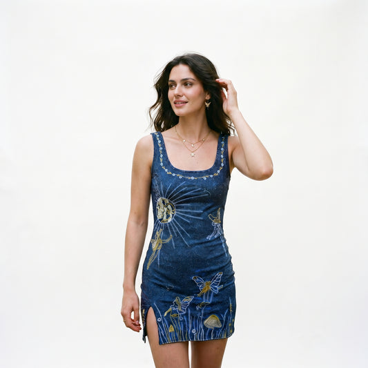 Annika - Celestial Sequin Mini Dress