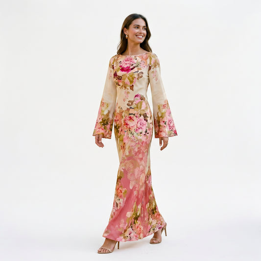 Arabella - Elegant Floral Evening Gown for Formal Events DONE 05-15-2026