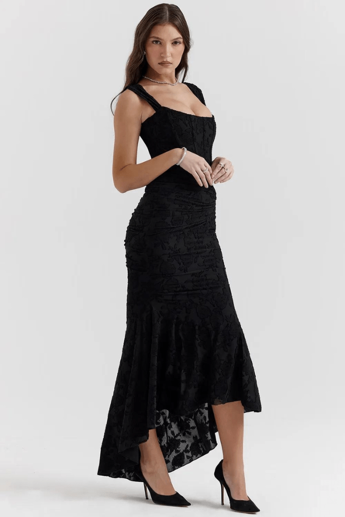 Arabella - Floral Long Sleeve Maxi Dress for Women 4