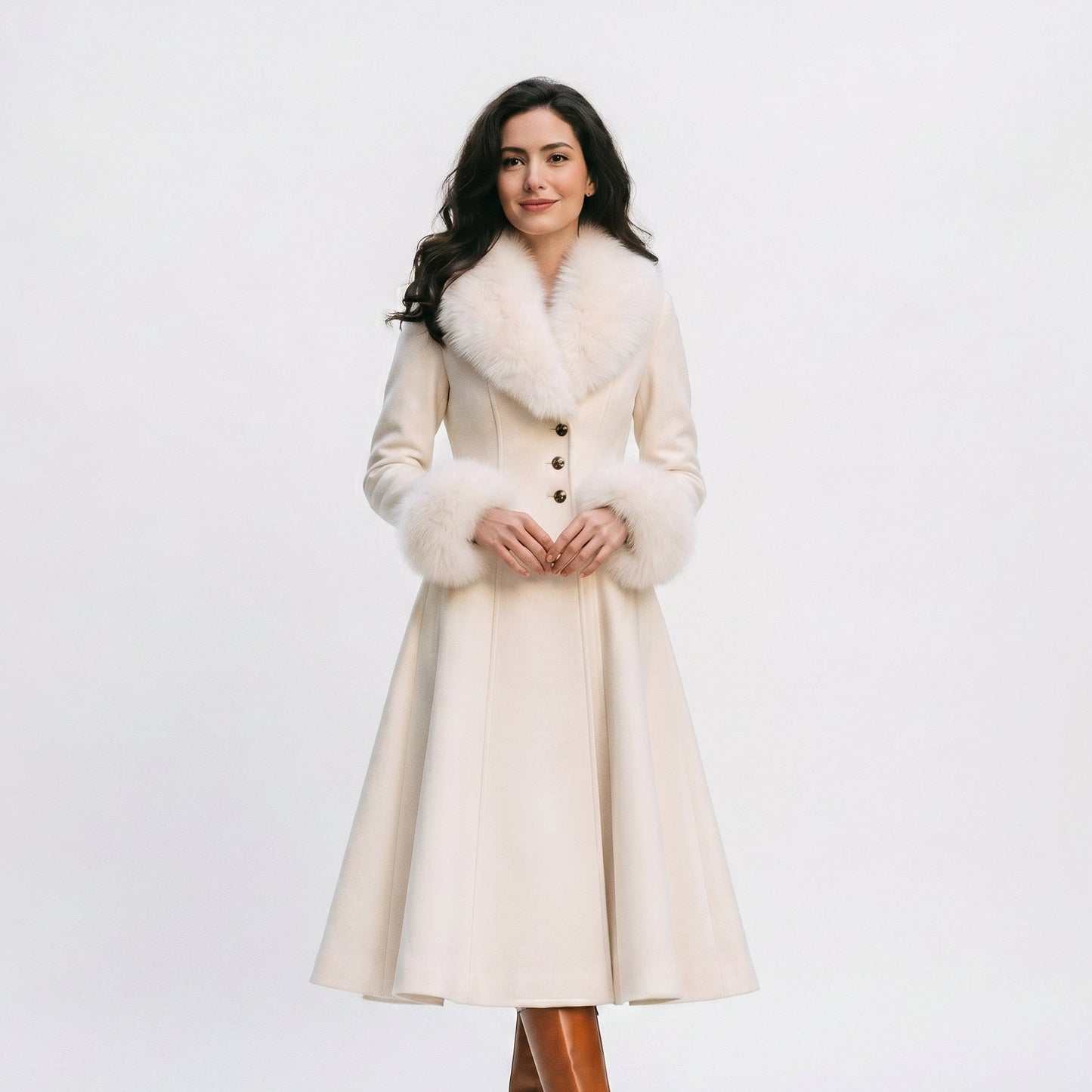 Arvienne - Elegant Winter Faux Fur Coat for Women DONE 05-30-2026