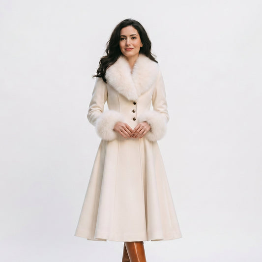 Arvienne - Elegant Winter Faux Fur Coat for Women DONE 05-30-2026