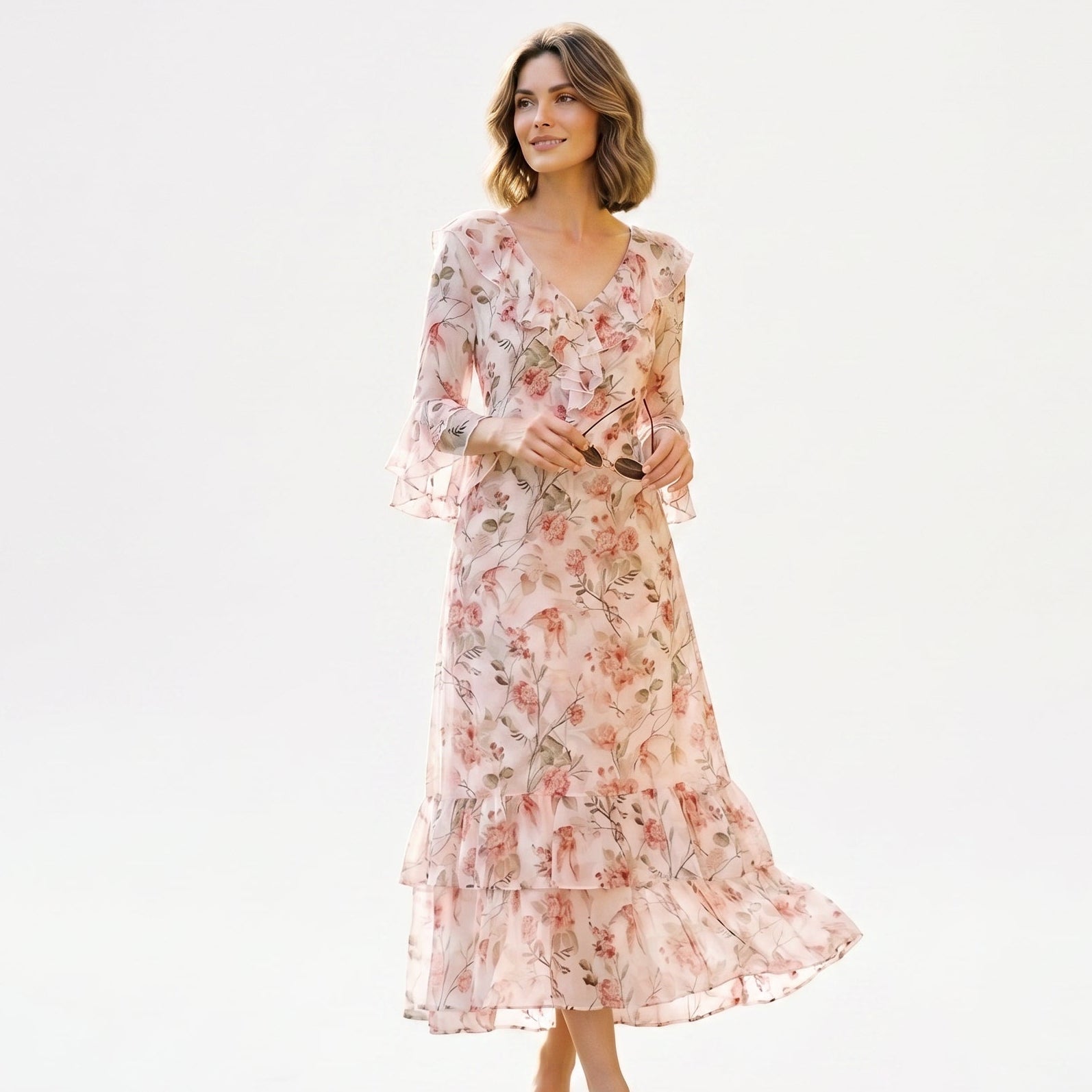 Athena - Elegant Floral Maxi Wedding Guest Dress DONE 06-20-2026